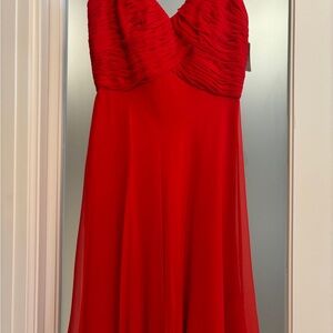 Carmen Marc Valvo Silk Cocktail Dress